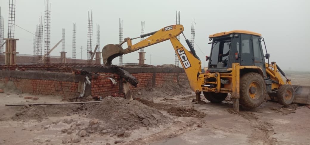 destroyed illegal construction of 29 acres