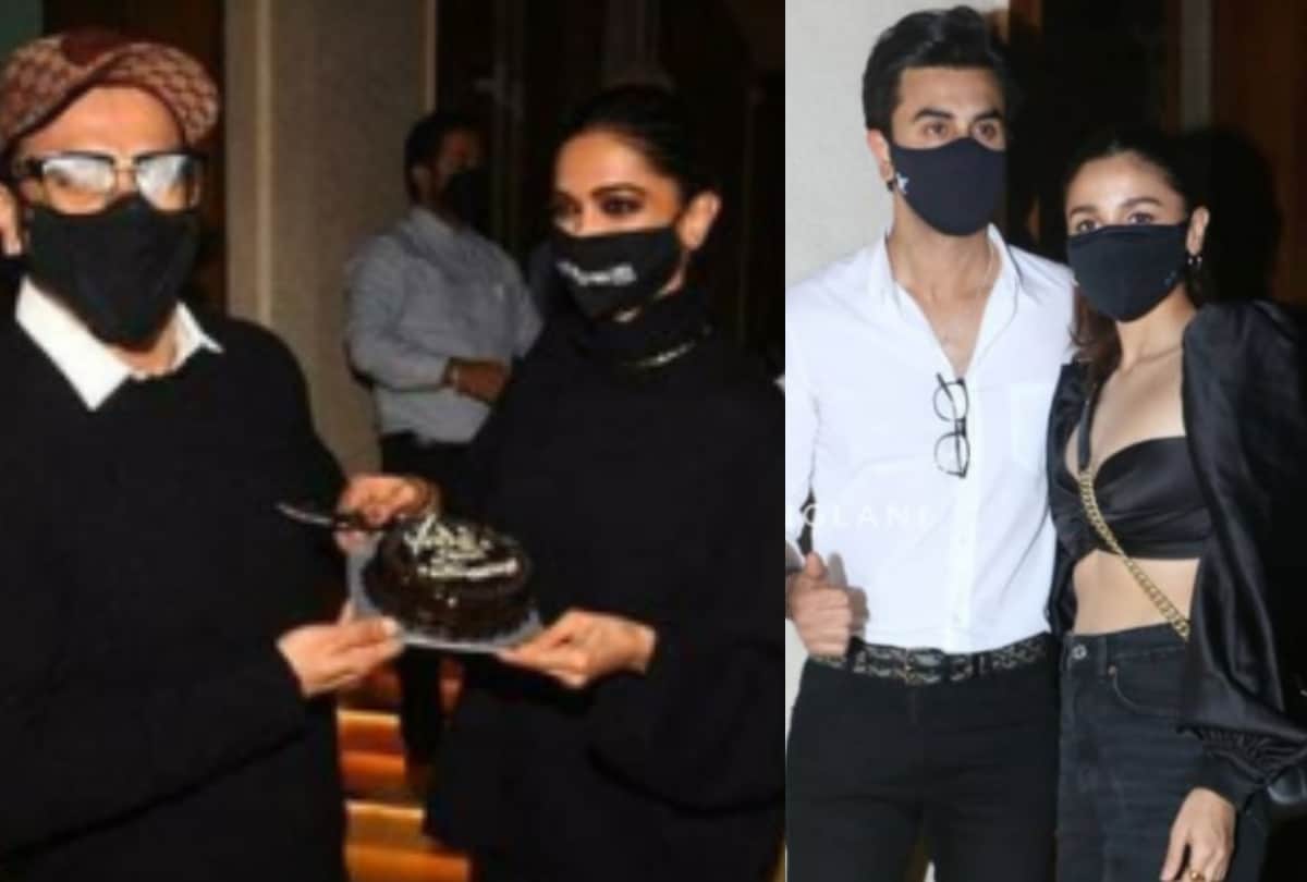 Deepika padukone birthday party celebration ranbir kapoor and alia bhatt reached together
