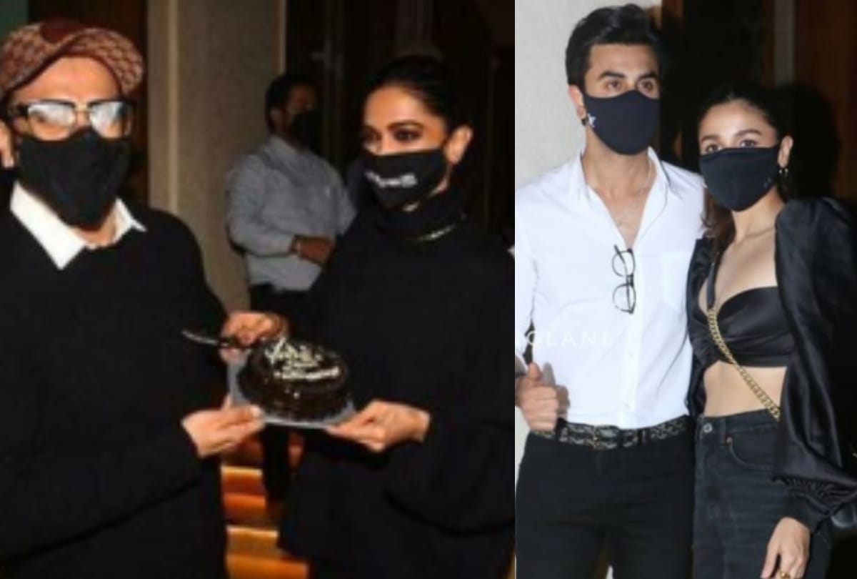 Deepika padukone birthday party celebration ranbir kapoor and alia bhatt reached together
