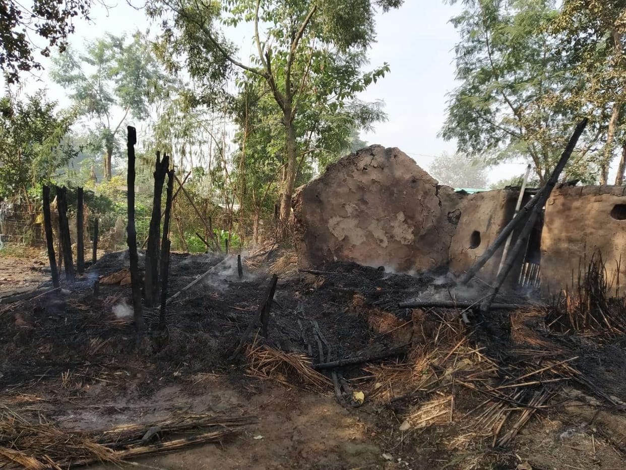 fire in Ballia