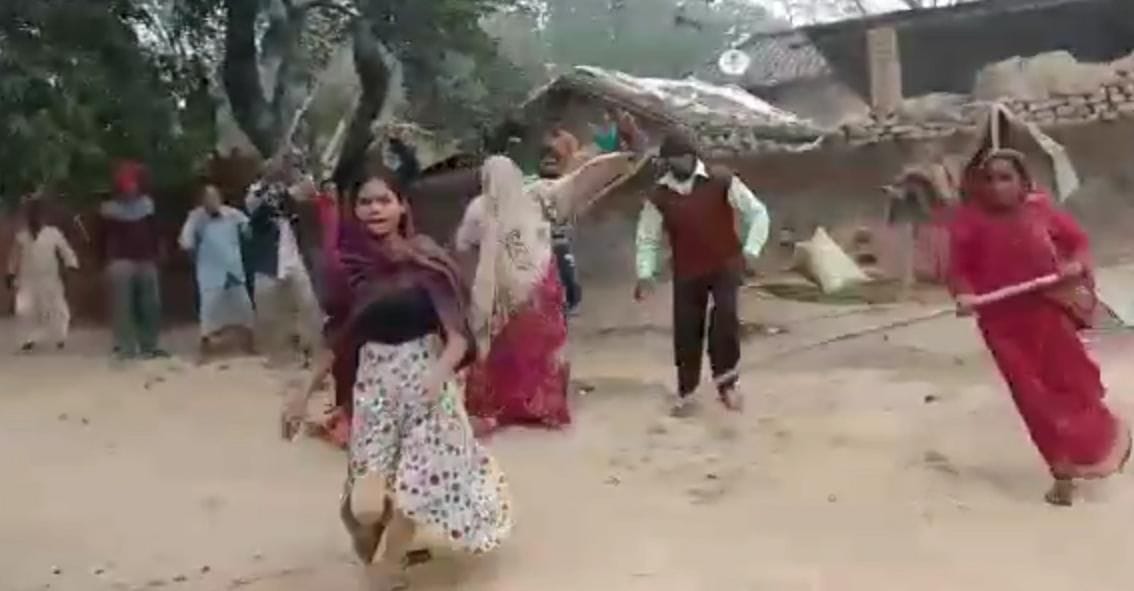 Women beaten and run over