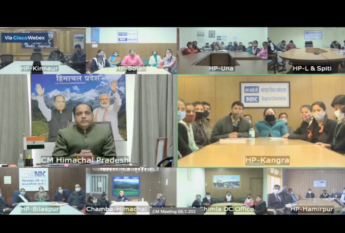 cm jairam thakur Communicate with students in shimla