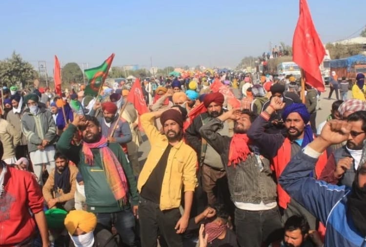 Farmer protest : Farmers get support of 10 lakh people in 100 days public relations