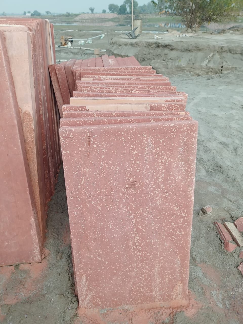 Devarah Baba Ghat under construction