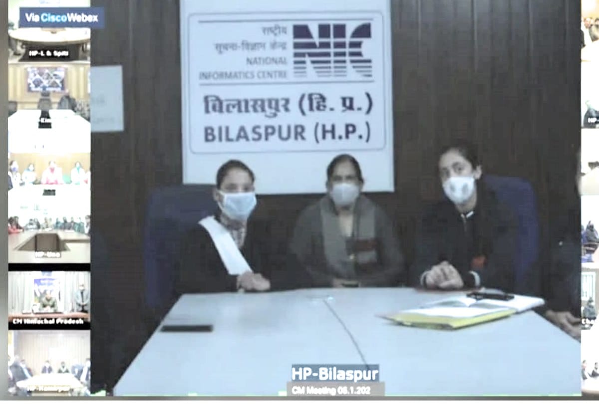 cm jairam thakur interact on video conference with government school students