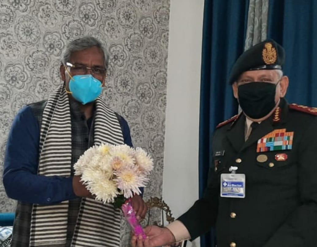 uttarakhand news : cds general bipin rawat meet with cm trivendra singh in delhi