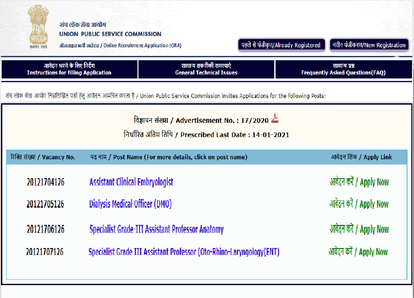 केंद्रीय स्वास्थ्य मंत्रालय के तहत कई शैक्षणिक और गैर शैक्षणिक पदों पर सीधी भर्ती शुरू