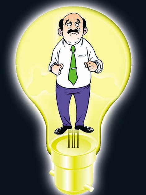 Tin fell on the line, power failure of five thousand consumers