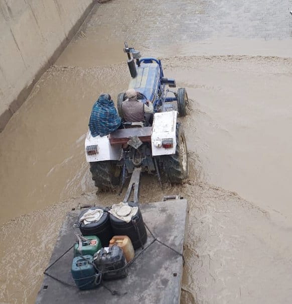 Traffic disrupted due to water logging in railway underpass