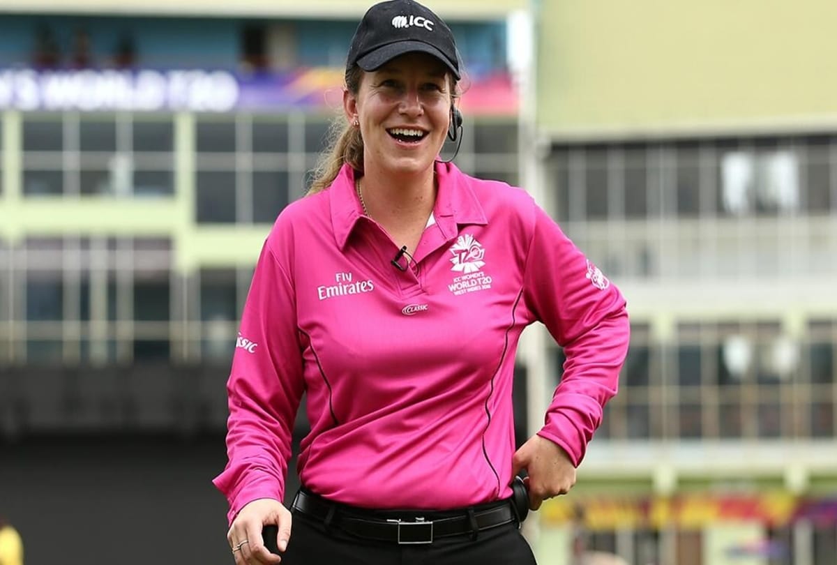 india vs australia claire polosak becomes first woman to officiate mens Test match