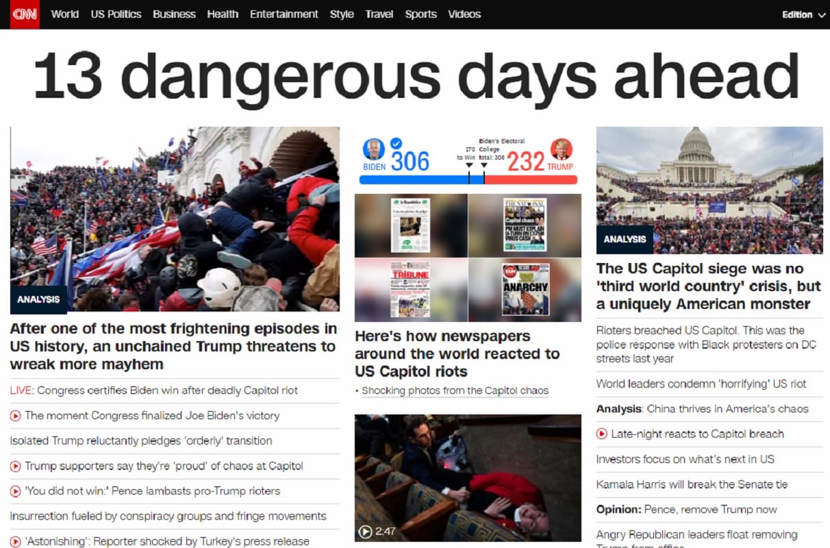 13 dangerous days ahead for America CNN Headline