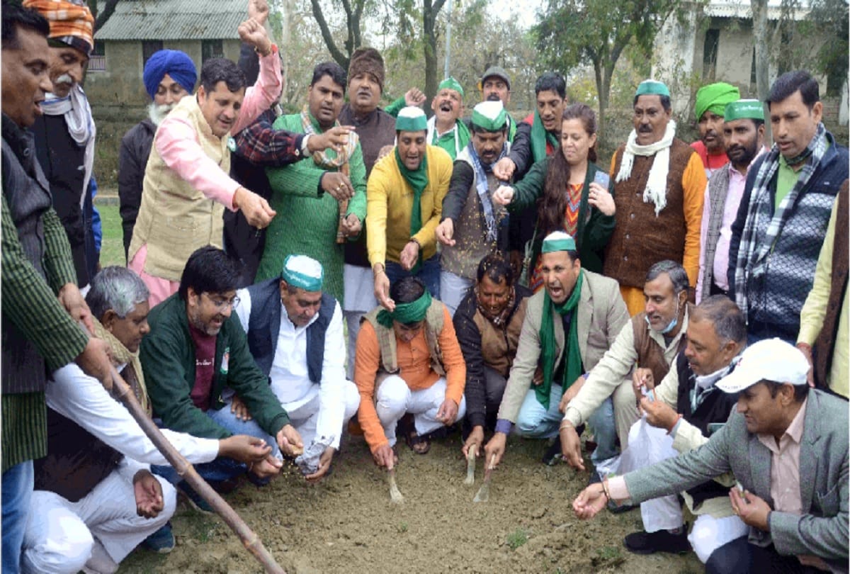 Farmers warns to start farming crops on protest site itself if demands not accepted by govt