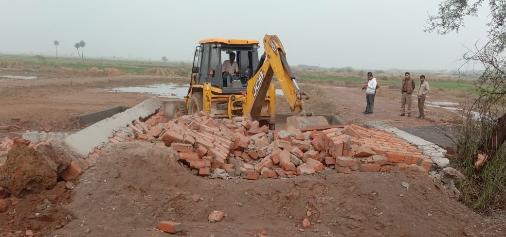 destroyed 19 acre illegal construction by running campaign