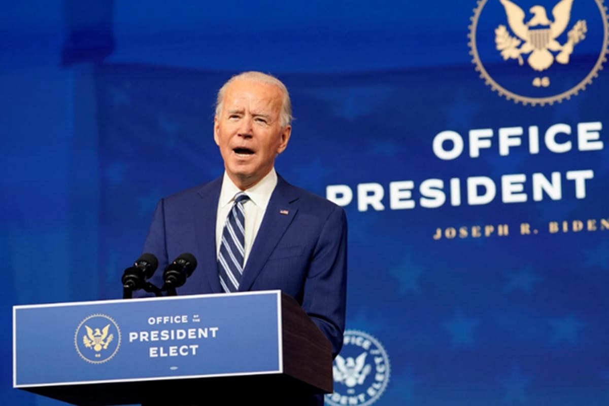 US President Joe Biden says China should expect stiff competition from America