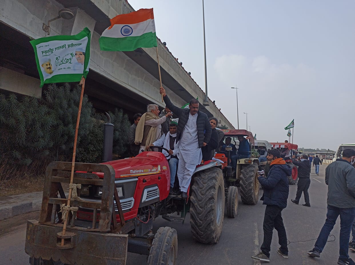 Strict administration, farmers not allowed to proceed beyond Rajiv Chowk