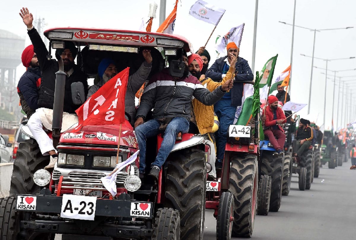 Delhi Police will not allow tractor parade, difficult for farmers to enter the delhi