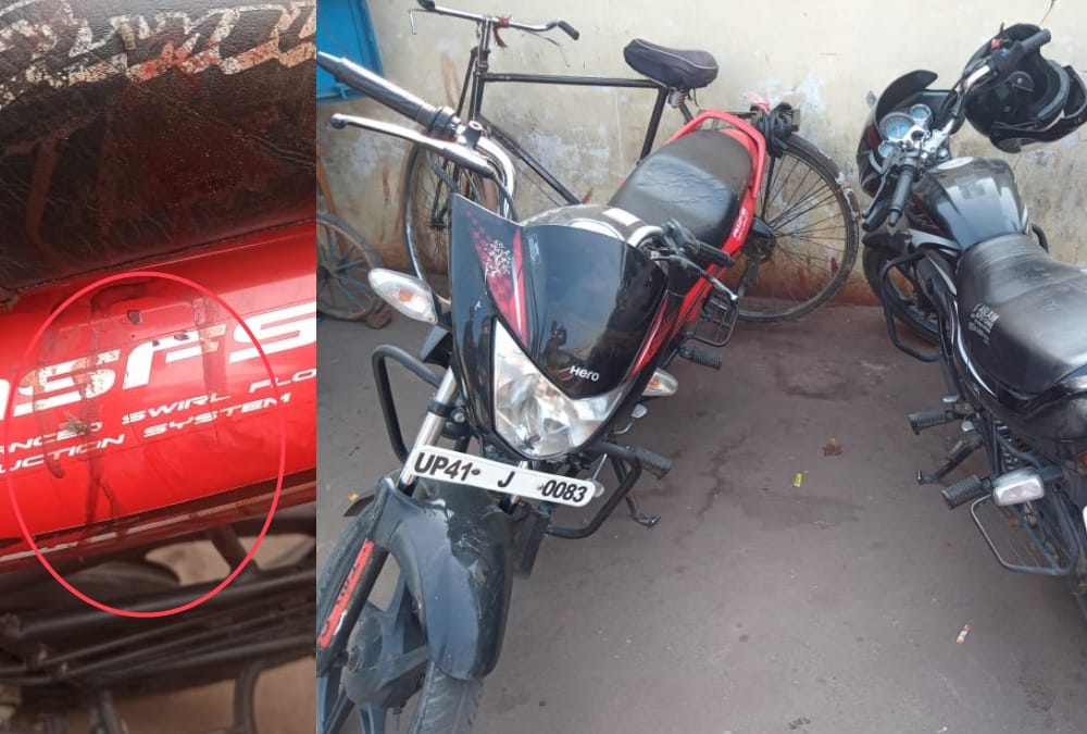 Police gets bike fron Kamta Bus stand used in Ajeet Singh Murder case.