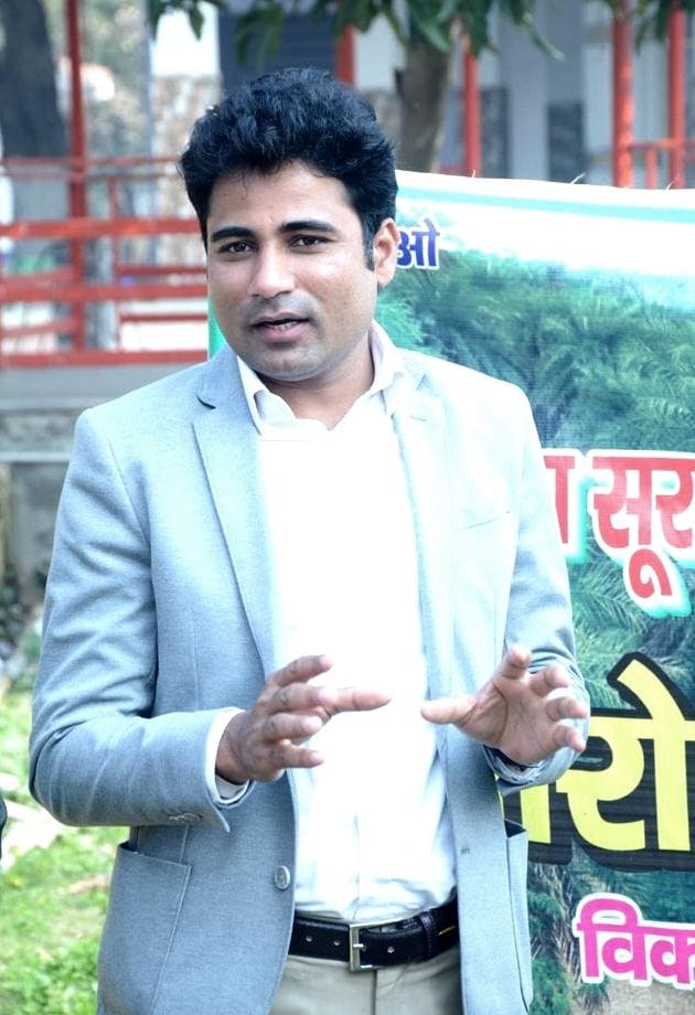 Environmentalist Vikrant Tongad was given the title of Water Hero