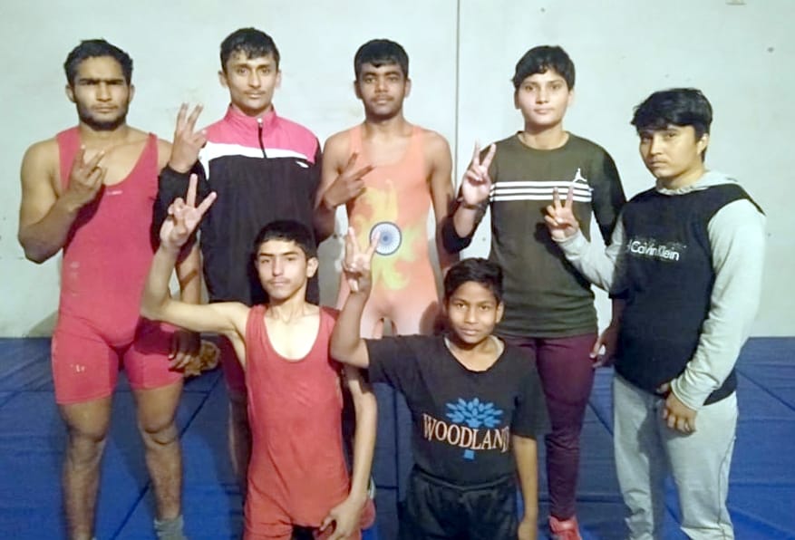 Sushant wins wrestling competition