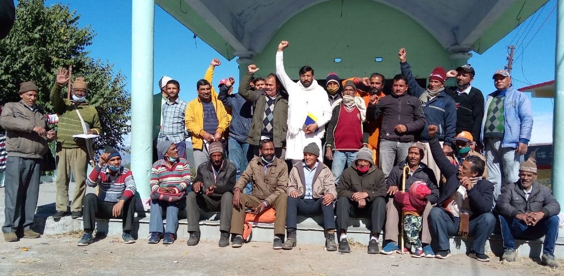 Pankaj Tiwari became the Barakot block president of the Farmers Union