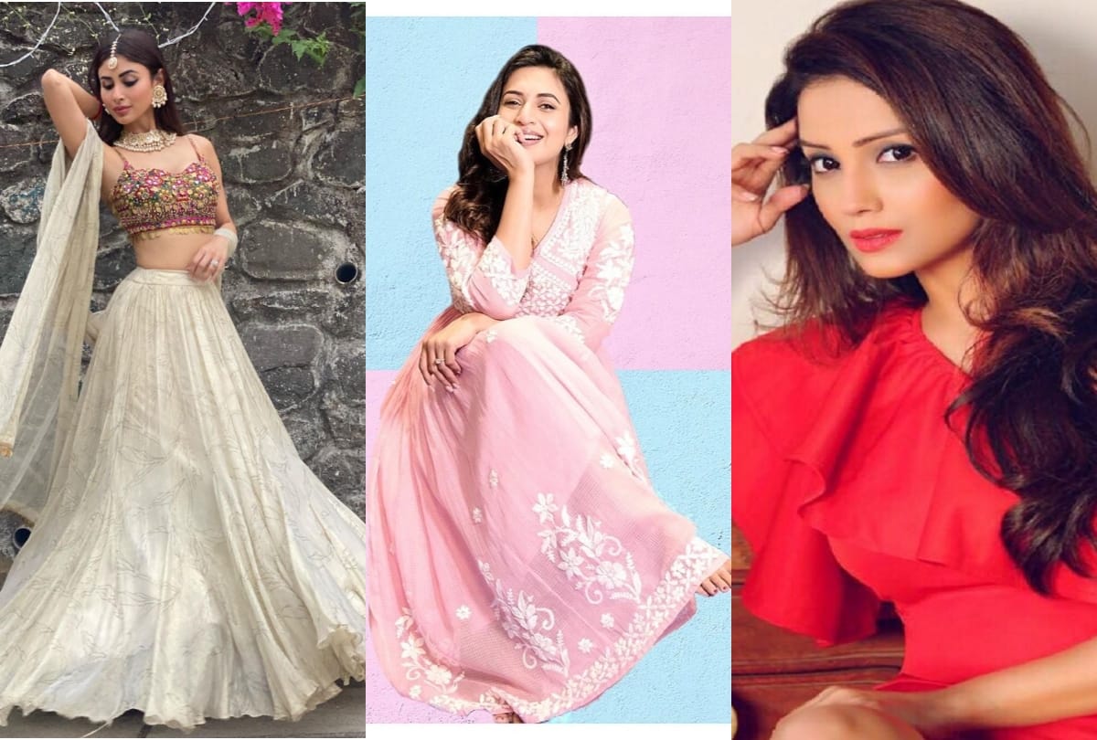 famous popular tv actresses in india photos images wallpaper hd download divyanka tripathi, mouni roy, adaa khan and rashami desai