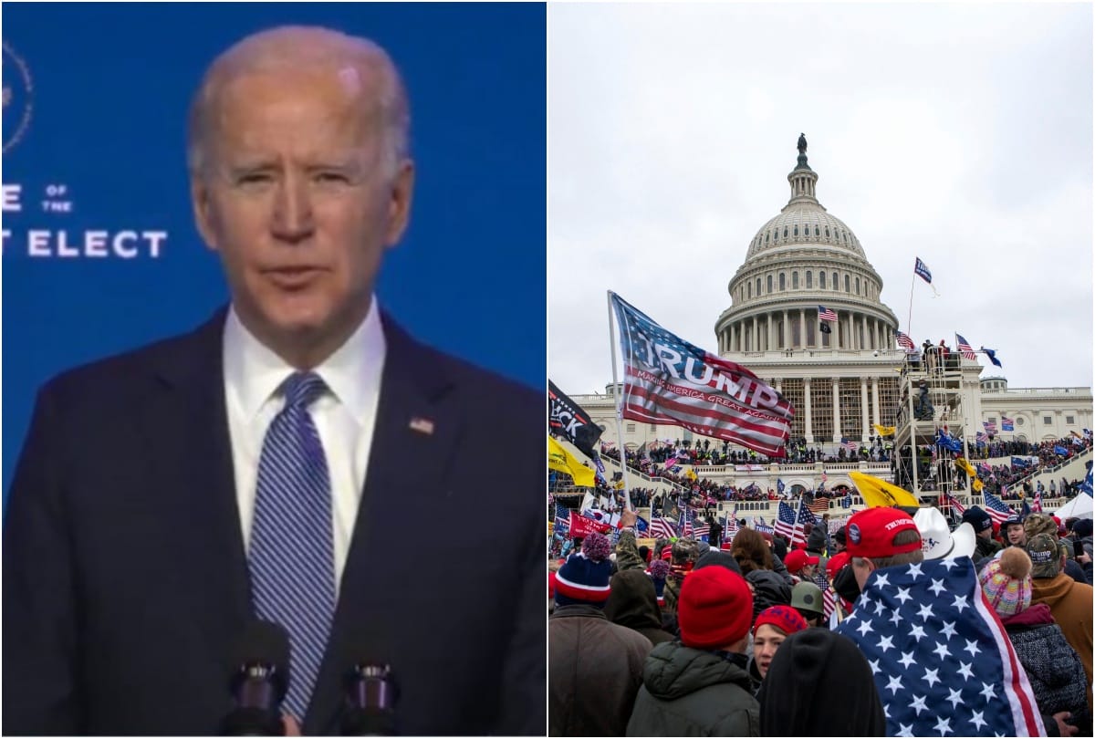 America joe Biden says Senate impeachment process will complete soon Donald trump us covid-19 corona