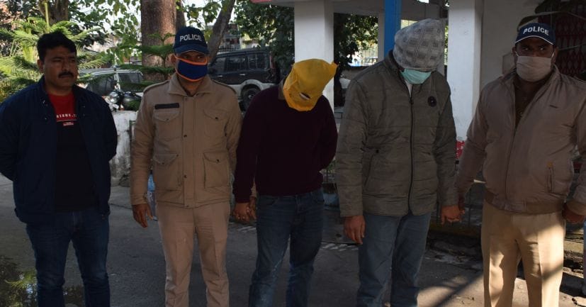 Two conspirators arrested for firing, demanding extortion of one crore
