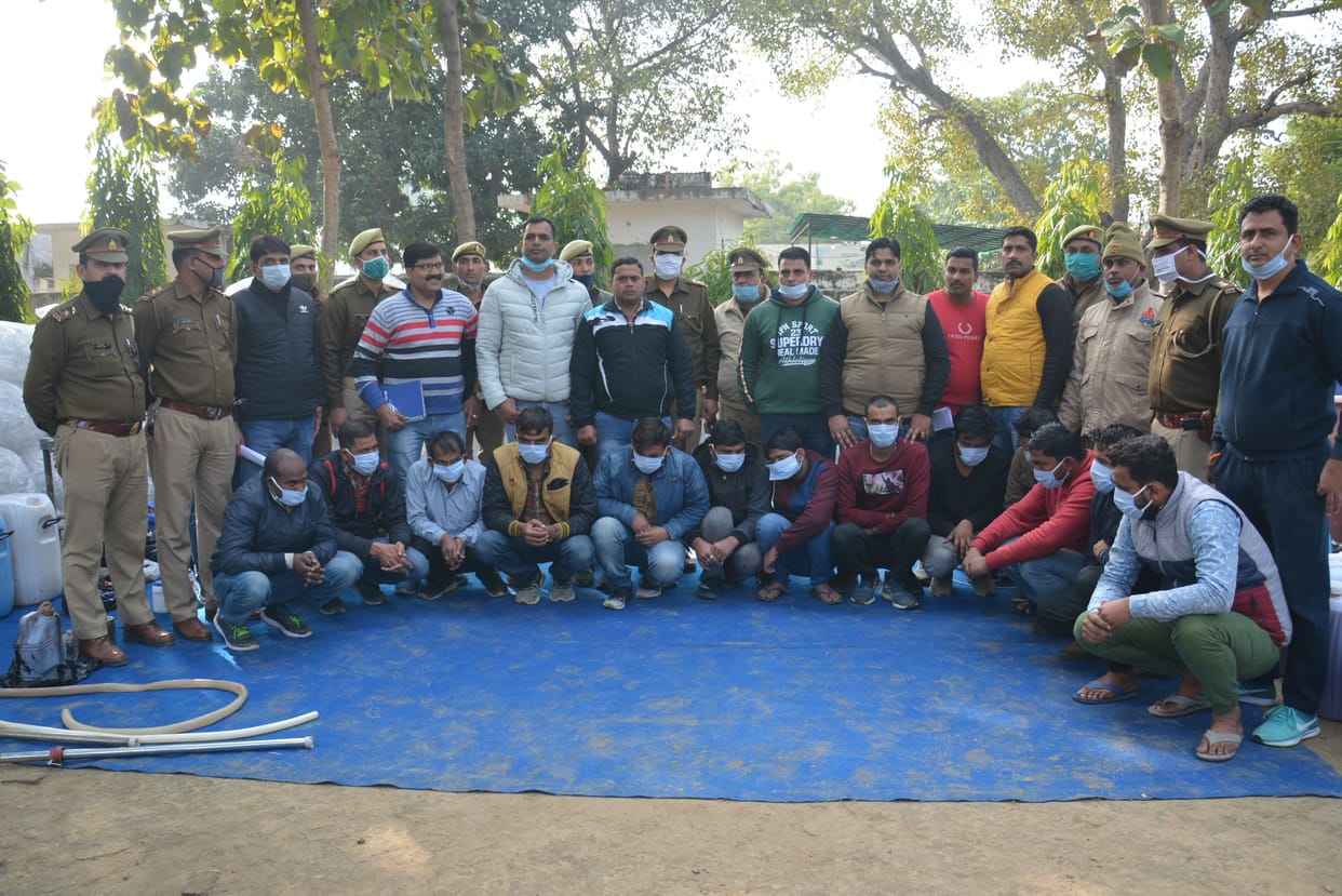 Illegal liquor factory caught in Begrajpur