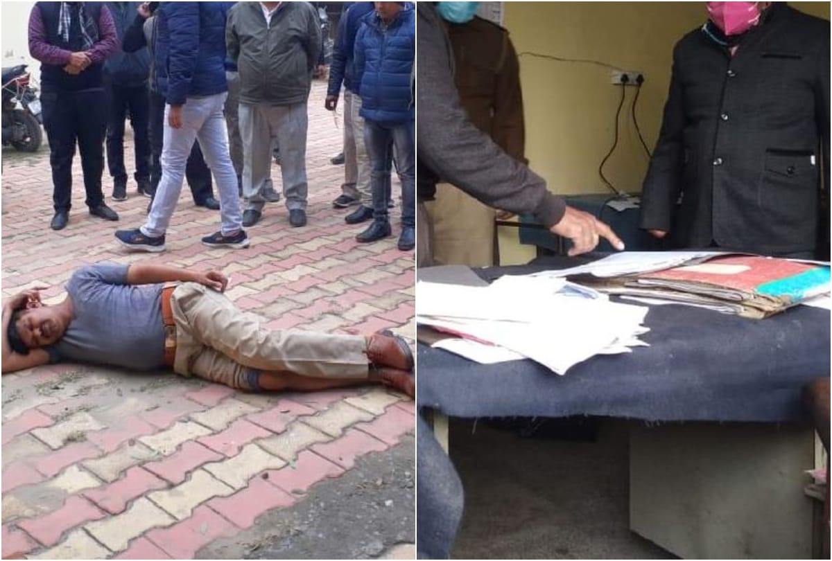 Police inspector create high voltage drama in mathura