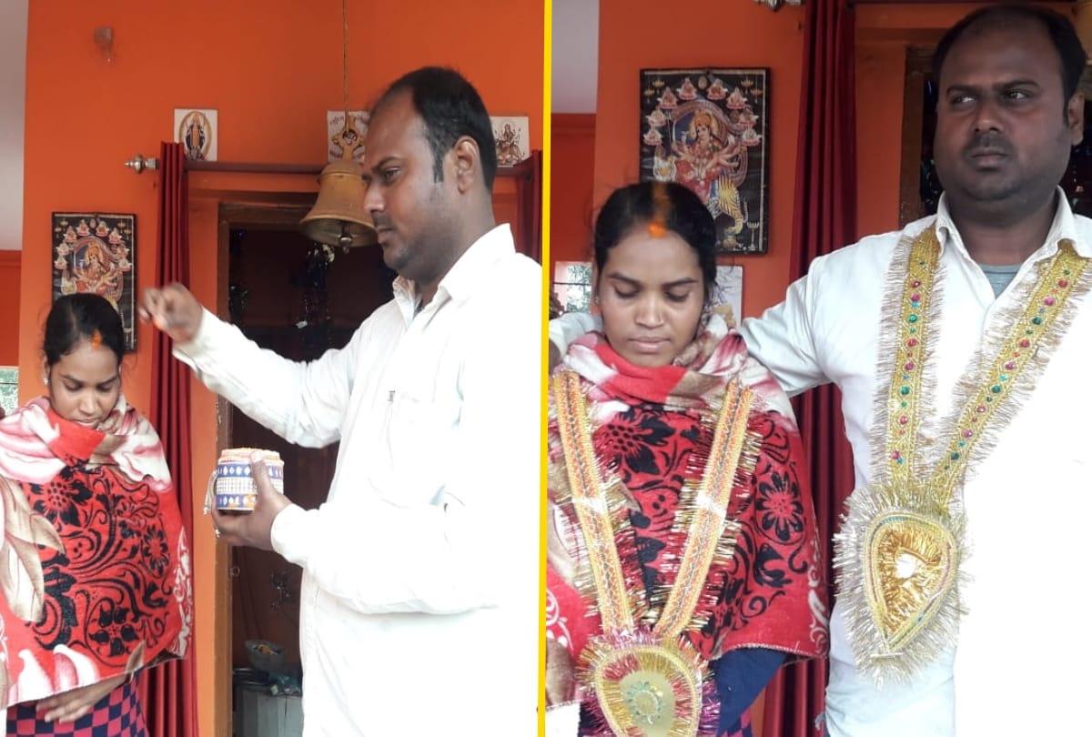 Couple marriage in police station at sant kabir nagar