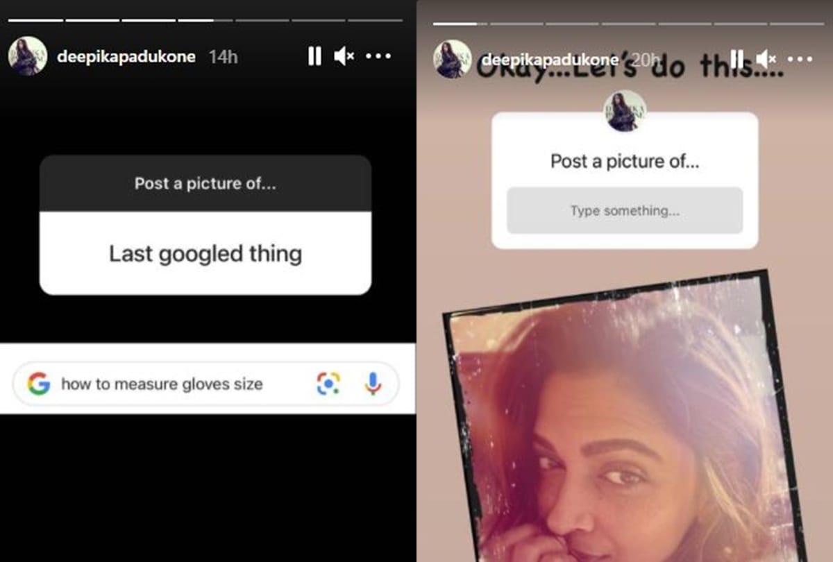 Deepika Padukone takes post a picture challenge on Instagram reveals what was her last google search