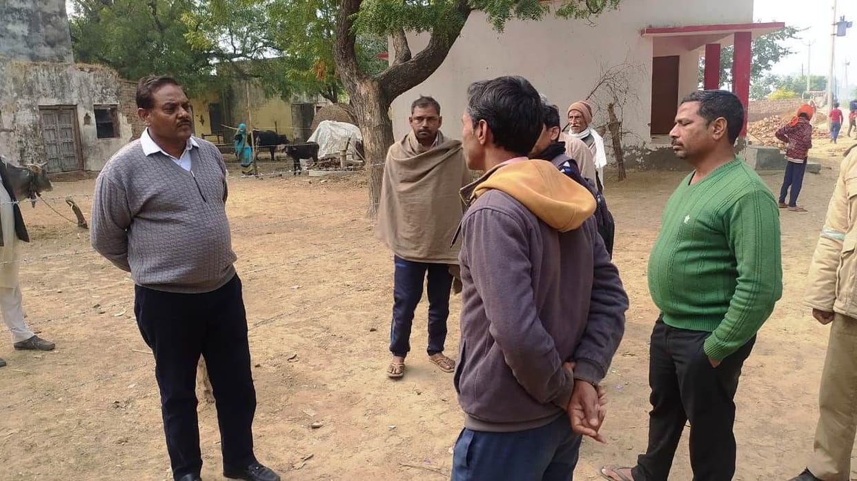 SDM remove enchrochment from panchayat ghar land