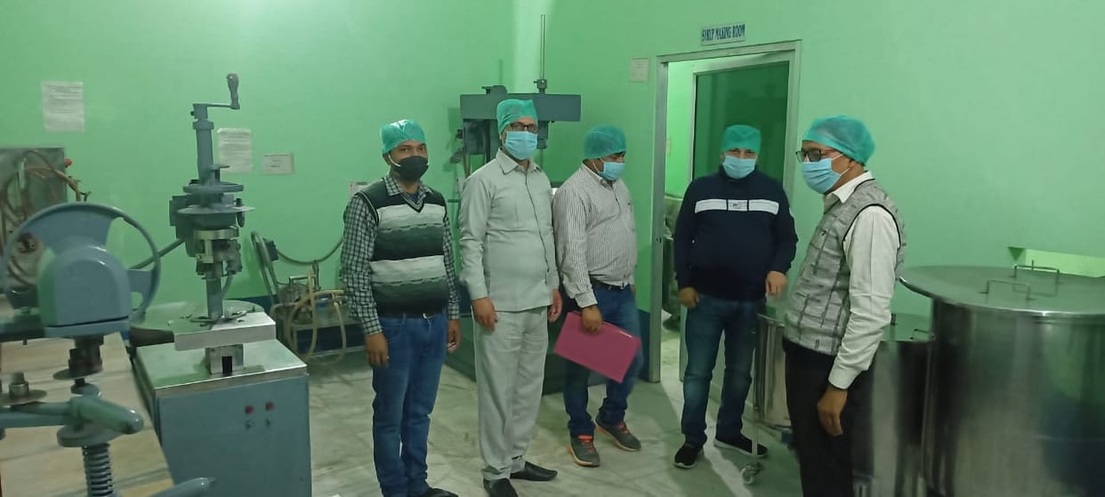 inspection of blood bank in ballia