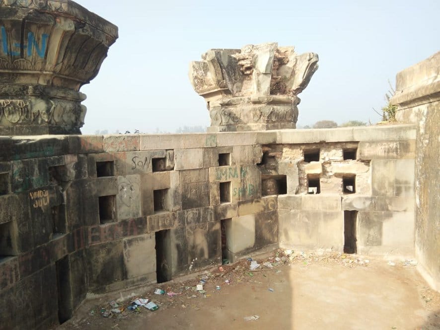 Stone fort is in bad condition due to governmental neglect
