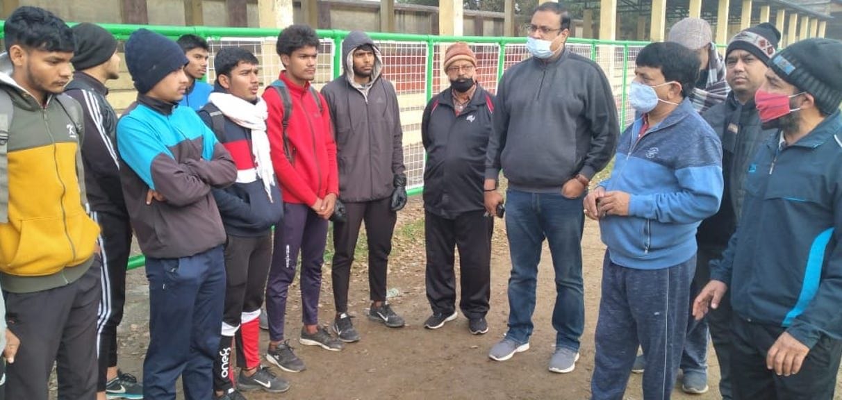 Minister of State observed the arrangements for the sports stadium
