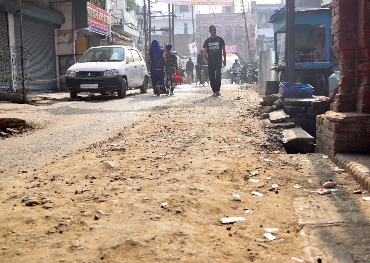City roads are shaky, risky journey