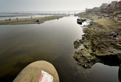 Prayagraj Magh Mela 2021; Ganga water blackened with drains, STP dirt even before bathing