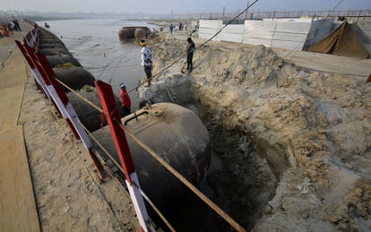 The possession of institutions on the land of Tirthapurohit, the fair administration stopped the work