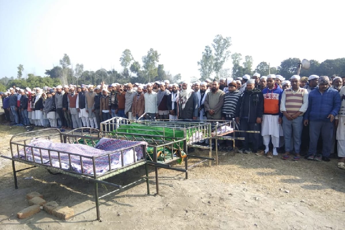 Four people of a family have died in Behat of Saharanpur