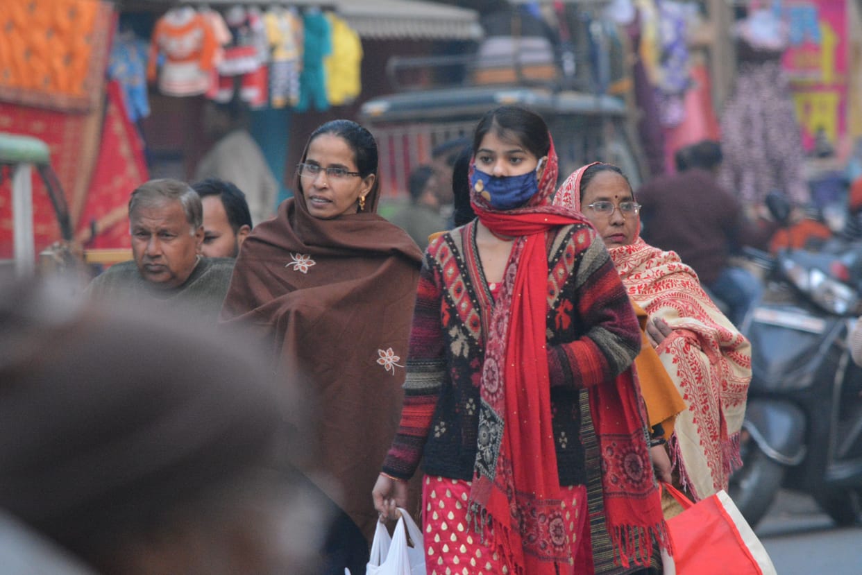 Temperatures fall again, cold increases