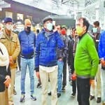 योगनगरी रेलवे स्टेशन पर रेलमंत्री पियूष गोयल