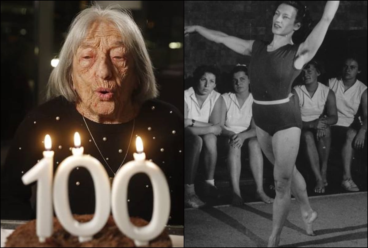 Oldest living Olympic champion Agnes Keleti turns 100 celebrates in style