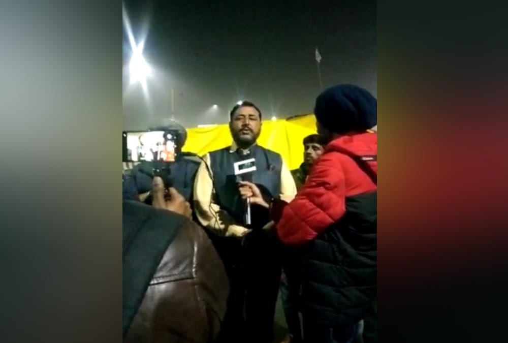 kisan andolan latest news: Shaheed bhagat singh grandson reached ghazipur border