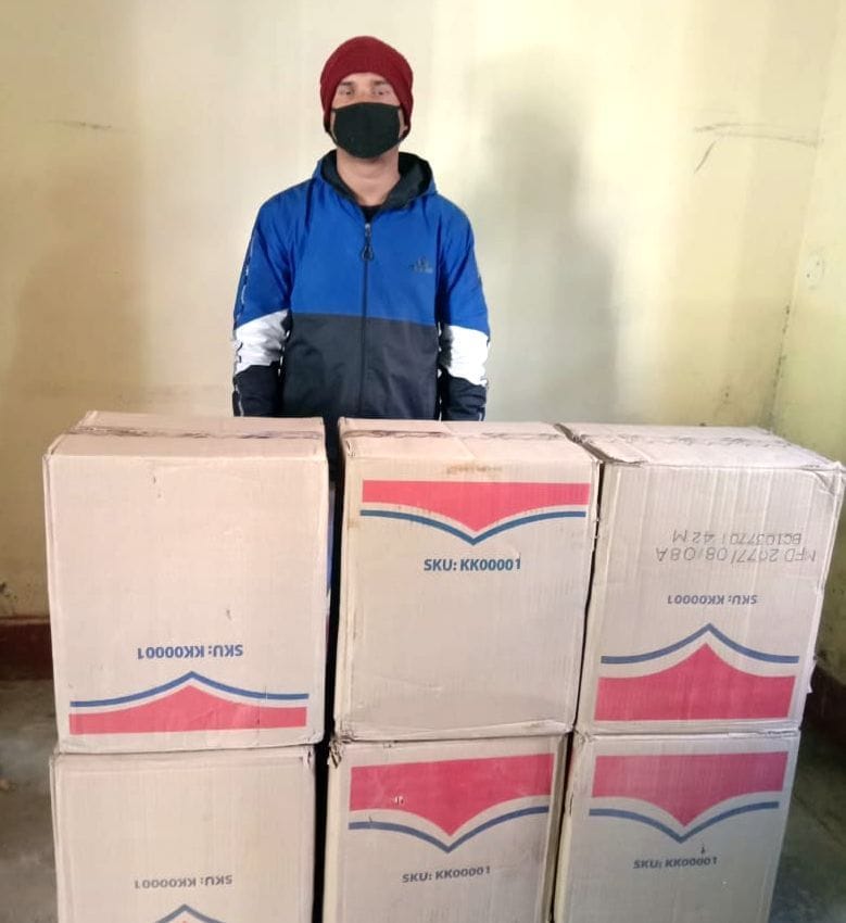One arrested with 3000 cartons of illegal foreign cigarettes