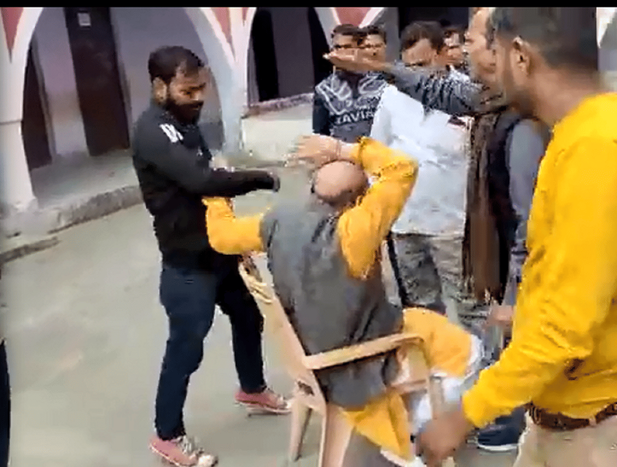 Former BJP MLA beaten for molestation video went viral in varanasi