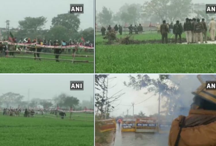 Haryana Police Uses Water Cannon On Farmers In Karnal Ahead Manohar Lal Rally