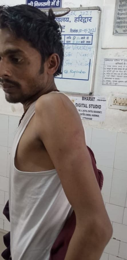 Home guards beaten up sellers of goods