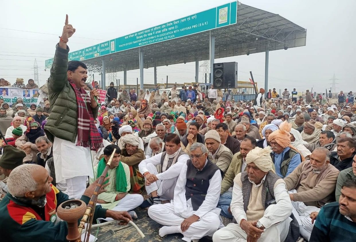 farmers protest, mla kundu, kitlana toll