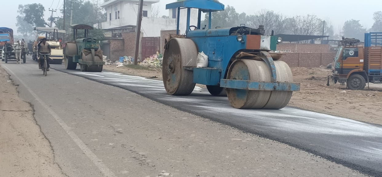 Construction of Mangalore-Landaura damaged road started