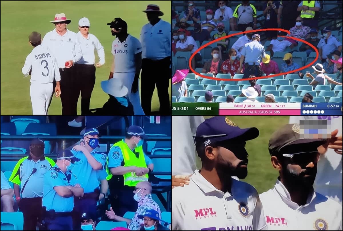 AUS vs IND VIDEO of australian spectators abusing Siraj goes viral, evidence of racist comments